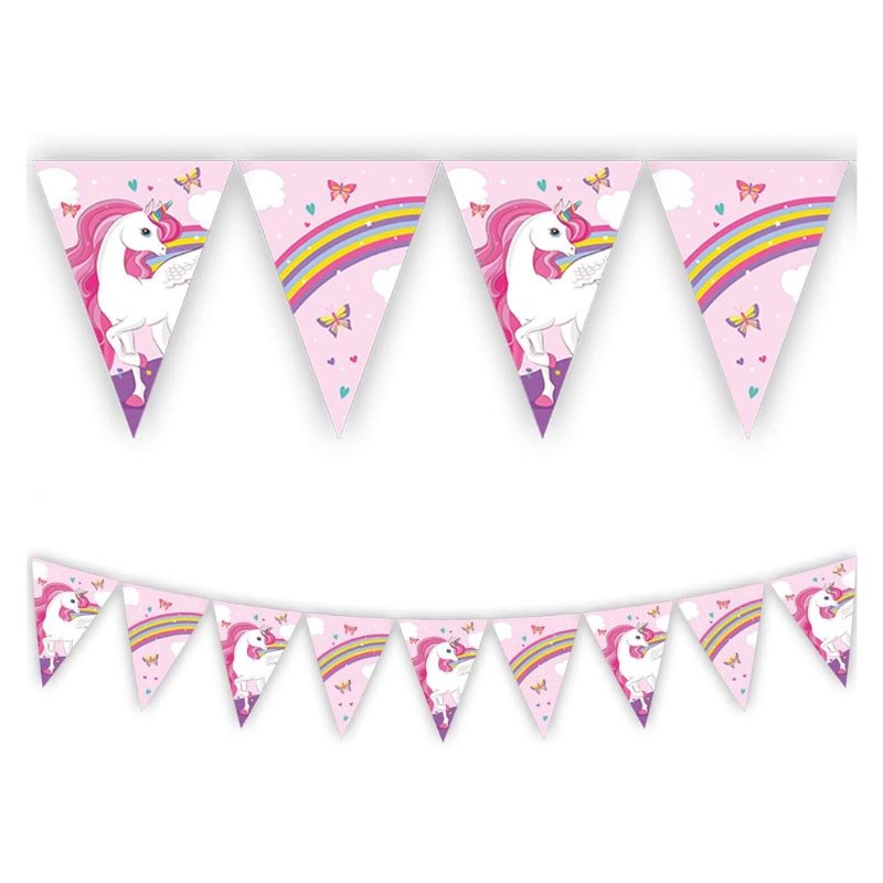 93763 Банер UNICORN RAINBOW COLORS