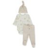 T4034 К-кт 3ч ORGANIC BORN WITH LOVE BEIGE 1-3M