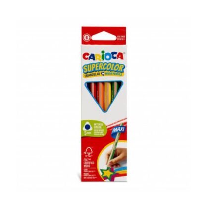 CARIOCA Supercolor Maxi Цветни моливи 6бр.