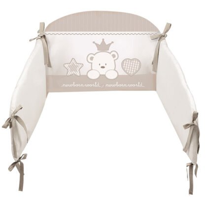 BABY RE Обиколник 3ч. 180 x 40 см. Dove Grey