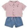 K4269 К-кт 2 ч BEE HAPPY DUSTY ROSE 24-36M 98CM