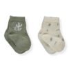 S741 Чорапи 2ч. 0-6M KHAK?