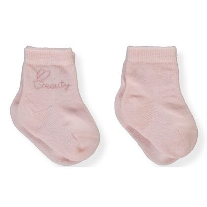 S743 Чорапи 2ч. 0-6M PINK