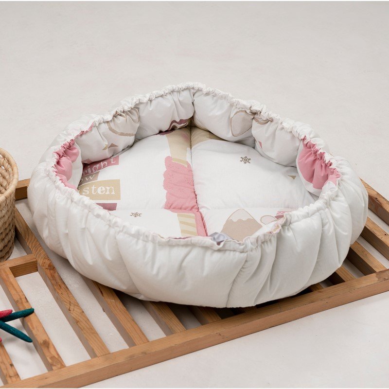 U492 Кръгло гнездо PINK 80CM