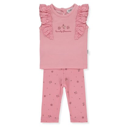 K5305 К-кт 2ч. LOVELY FLOWERS 18-24m/92cm PINK