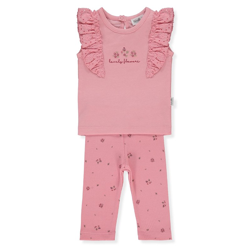 K5305 К-кт 2ч. LOVELY FLOWERS 18-24m/92cm PINK