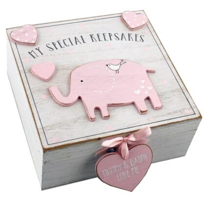 CG1307P Дървена кутия MY SPECIAL KEEPSAKE pink