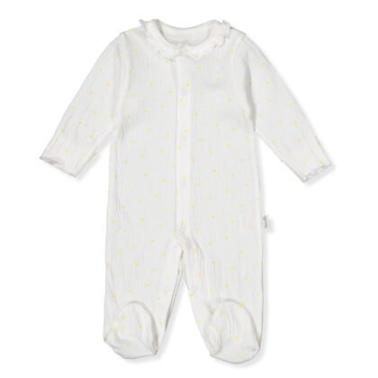 T3919 Гащеризон mini heart/25 Жълт 0-1м/56см