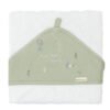 Хавлия с качулка TREX 100x100 White/Green