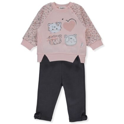 K4467 Анцуг корал KITTY MOOD 12-18M/86CM
