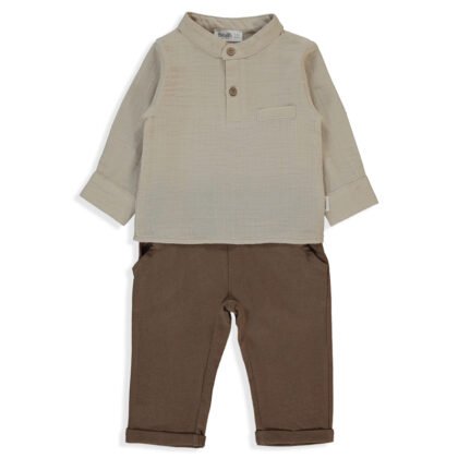 K5379 К-кт 2ч. GENTLEMAN 9-12m/80cm BEIGE