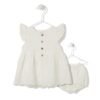 K3880 Рокля 2ч. SERIOUS GIRL екрю 24-36M/98CM