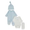 Z1075 К-кт 4ч ORGANIC SLEEPY SHEEPY BLUE PREMAT