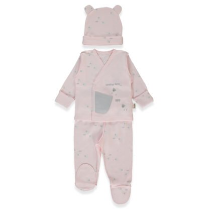 Z1072 К-кт 3ч ORGANIC SLEEPY SHEEPY PINK 0-1M