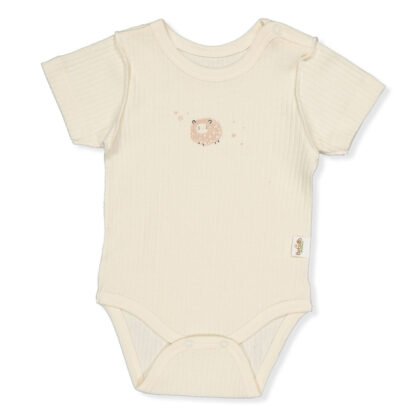 T3939 Боди к.р. little lamb Екрю 9-12м/80см