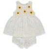 K4383 Рокля 2ч. ETHNIC DAISY бежов 24-36M 98CM
