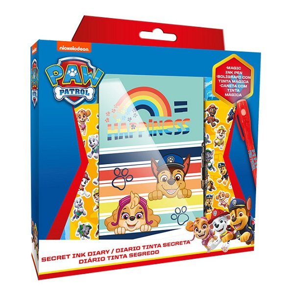 Paw Patrol Дневник с магиески химикал и стикери