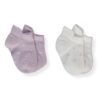S759 Чорапи 2ч. 6-12M ECRU-LILAC
