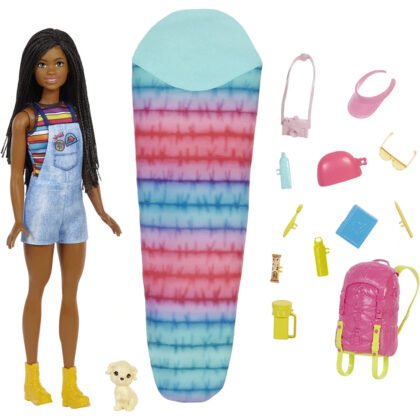 HDF74 Barbie Кукла Camping Brooklyn Doll