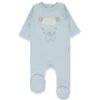 T4068 Гащеризон ORGANIC SLEEPY SHEEPY BLUE 1-3M
