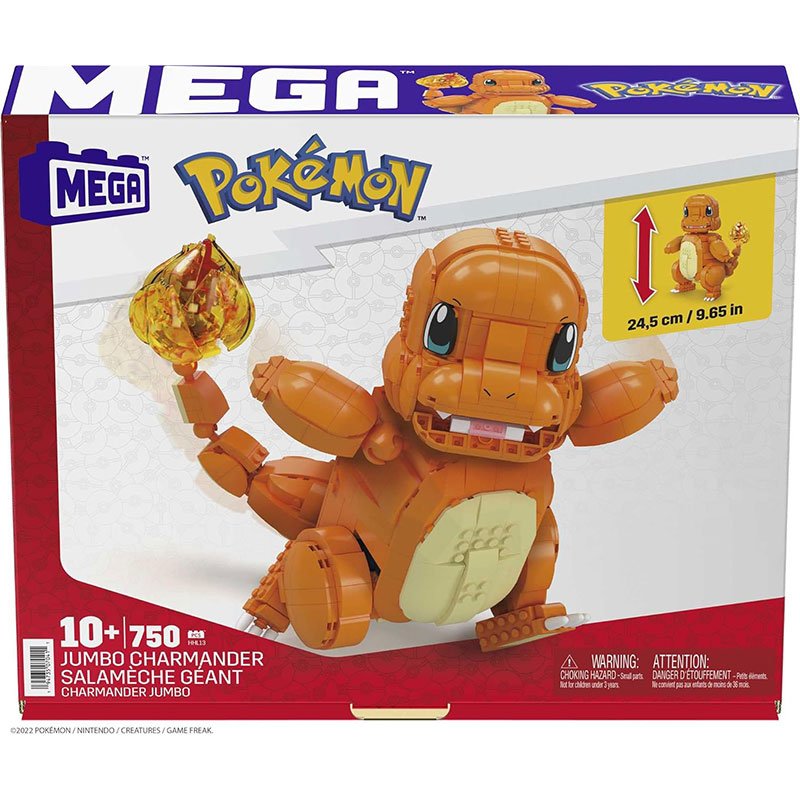 Pokemon Конструктор 750 части Jumbo Charmander