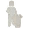 Z1134 К-кт 3ч. гащ HAPPY ANIMAL 3-6m/68cm BEIGE