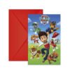 89441 Покани 6 бр. Paw Patrol