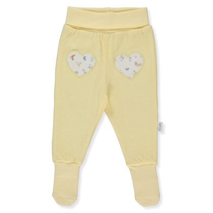 T3396 Ританки-чорап HAPPY GARDEN жълт 6-9M 74CM