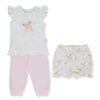F1519 Пижама 3ч. MY SUN 12-18m/86cm PINK