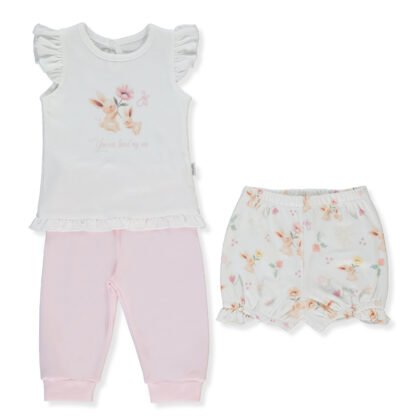 F1519 Пижама 3ч. MY SUN 12-18m/86cm PINK