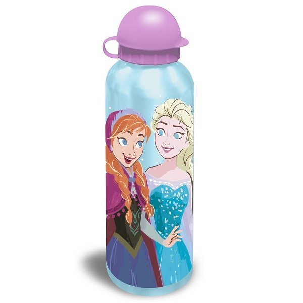 Frozen Алуминиева бутилка 500мл. розова капачка