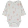 T4035 Боди д.р. ORGANIC BORN WITH LOVE ECRU 6-9M