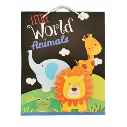 932L,3D Хартиена торбичка World animals