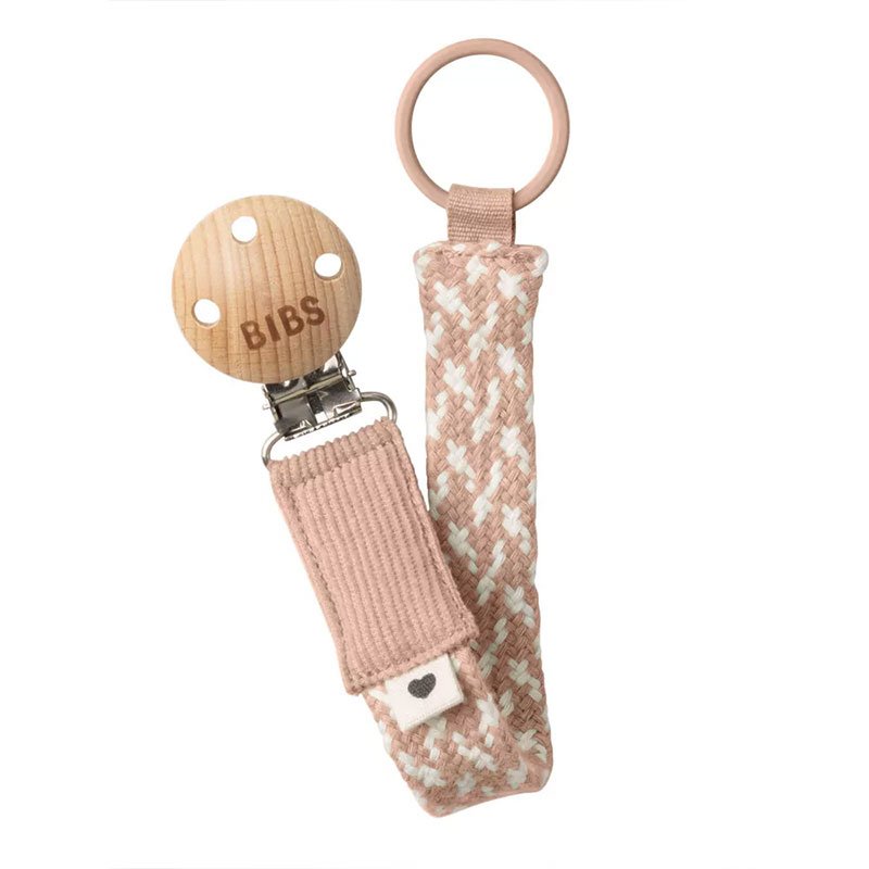 BIBS Клипс за залъгалка Blush/Ivory