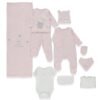Z1071 К-кт 10ч ORGANIC SLEEPY SHEEPY PINK 0-3 M