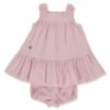 K4271 Рокля 2ч BEE HAPPY DUSTY ROSE 6-9M 74CM