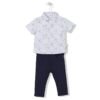 K3957К-кт 2ч. BUTIK 2023 YAZ т.син 24-36M/98CM