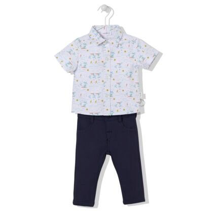 K3957К-кт 2ч. BUTIK 2023 YAZ т.син 24-36M/98CM