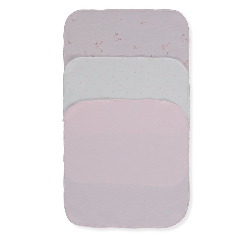 C1212 Кърпи 3 бр. FLOWER GARDEN 20x20cm PINK