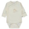 T4036 Боди д.р. ORG BORN WITH LOVE D. ECRU 0-1M