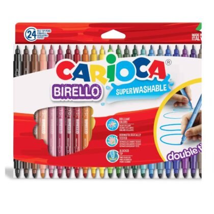 CARIOCA Birello Двувърхи флумастери 24 цвята