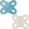 Залъгалка Pure Start Solid син 0-2m 2бр.