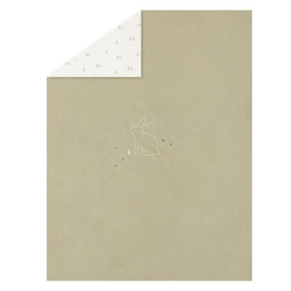 Одеяло за люлка BUNNY 80x100 Green moss