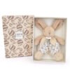 Плюшен заек за гушканe Sand beige 18см