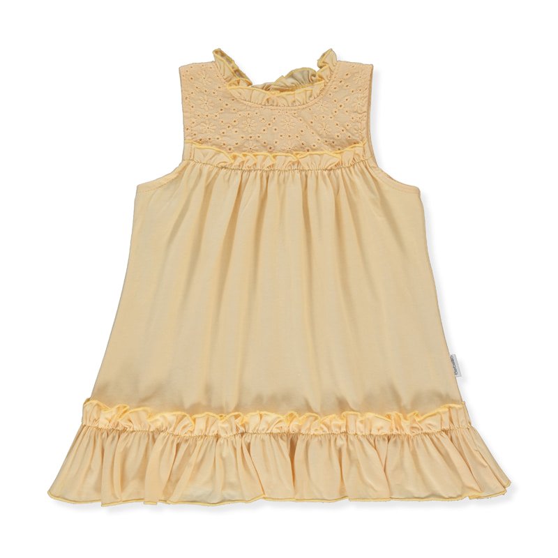 K5308 Рокля LOVELY FLOWERS 12-18m/86cm YELLOW