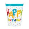 82225 Хартиени чаши 8бр. Happy Birthday