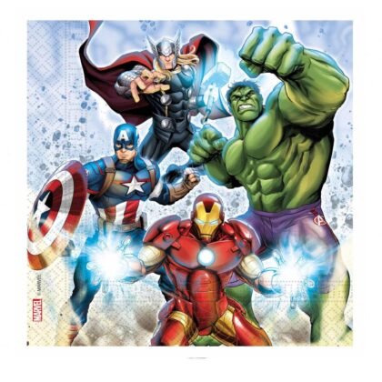 93873 Салфетки 2пл.33x33cm AVENGERS