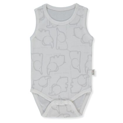 T4184 Боди потник HAPPY ANIMAL 12-18m/86cm GREY