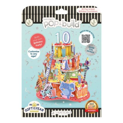 3D картонена торта с животни