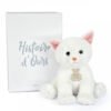 Пюшено коте Baby cat 18см Бял
